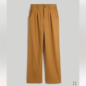 Madewell Wide Leg Pleated Trousers